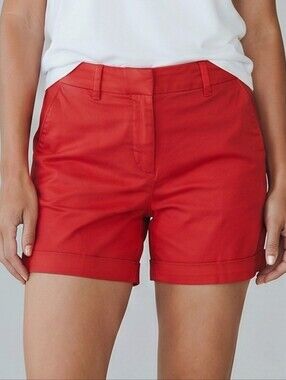 Nautica Bright Red Women's Bermuda Shorts 8